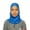 Indigo Blue, variant on SnapJab Sports Hijab - Black