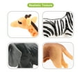 thumbnail image 6 of Volnau Mini Safari Animal Toys Figures 12PCS Wild Figurines Miniature for Toddler Kids Birthday Gift, 6 of 9