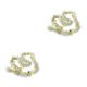 thumbnail image 3 of Toystoory Xmas Tree Ribbon String Hanging Ornament Home Decor Party Garland Christmas oro 2piezas Toystoory CBP008535, 3 of 5