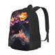 thumbnail image 1 of Balery Explosive Fluid Splash Art Mochila para hombre y mujer - Tela Oxford 600D resistente - Gran capacidad, resistente al agua, ideal para la escuela, viajes y senderismo, 1 of 6