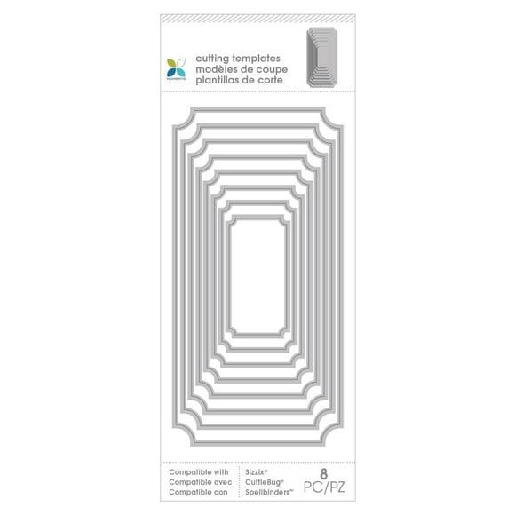 Momenta Modèles de Coupe Rectangle de Bordure Imbriqué