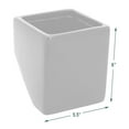 thumbnail image 6 of Arcadia Garden Products Large Cube Wall Planter, Matte White, 6 of 7