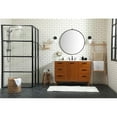 thumbnail image 6 of 48 inch bathroom vanity in Teak with backsplash, 6 of 8