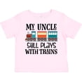 thumbnail image 3 of Inktastic My Uncle Still Plays with Trains Boys or Girls Toddler T-Shirt, 3 of 5