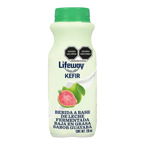 Bebida a base de leche Lifeway Kefir baja en grasa sabor guayaba 236 ml