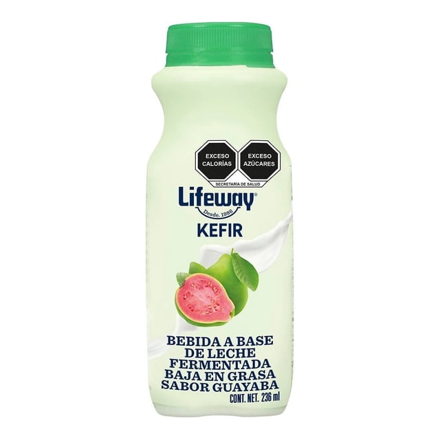 Bebida a base de leche Lifeway Kefir baja en grasa sabor guayaba 236 ml