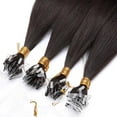 thumbnail image 1 of SEGO Micro Loop Real Thick Human Hair Extensions 50 Strands Invisible Micro Ring Beads Remy Thick Hair, 1 of 8