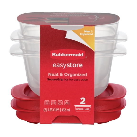 Rubbermaid Home Rubbermaid Easy Find Lids Food Storage Container - Pack of 3