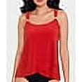 thumbnail image 4 of Solid Razzle Dazzle Underwire Tankini Top Swimsuit, 4 of 6
