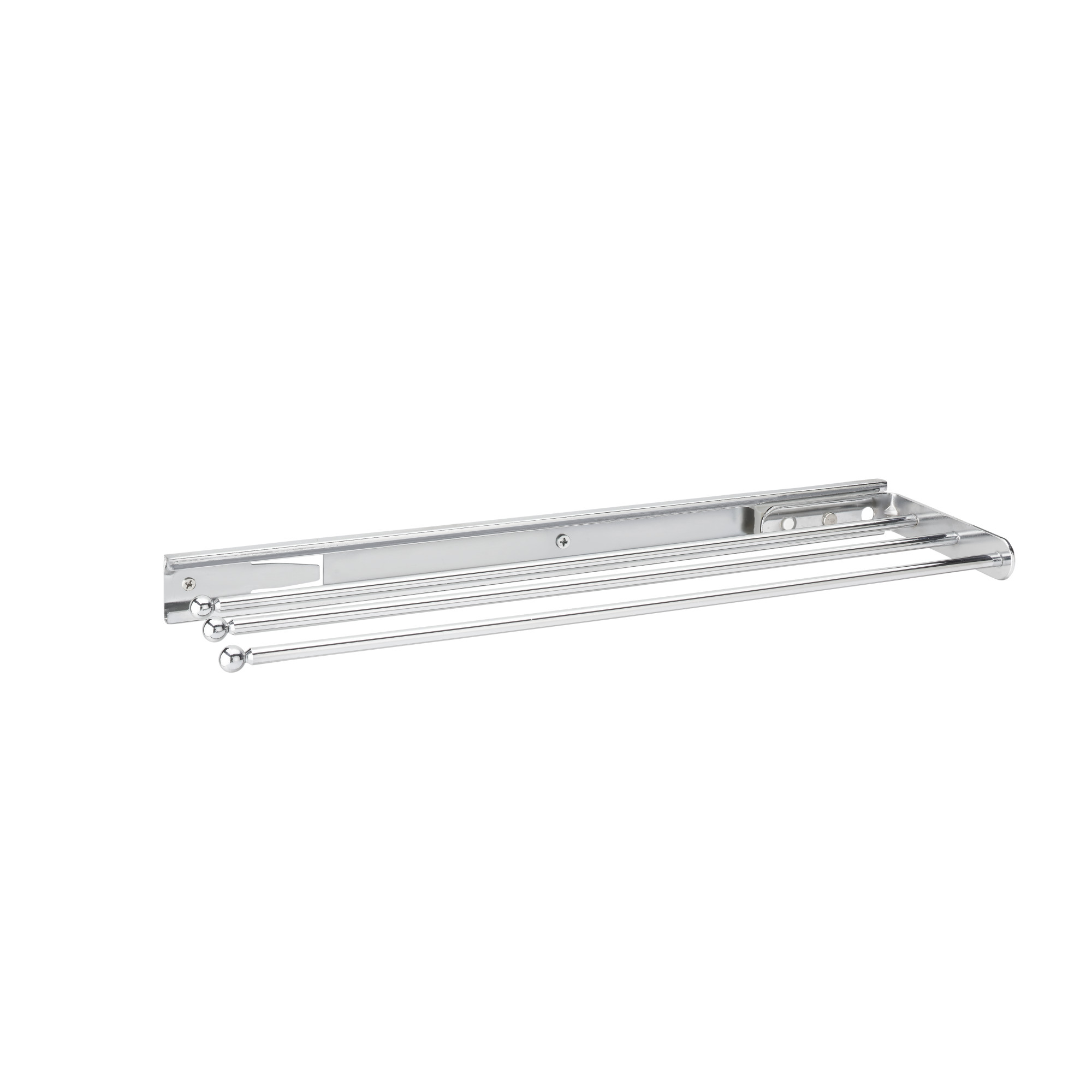 Rev-A-Shelf 563-47 C Under Cabinet Kitchen Prong Pull-Out Towel Bar 
