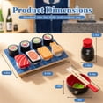 thumbnail image 4 of WoodenEdu Juego de comida para cortar sushi, juego de simulación de madera, juguetes de cocina para niños 3+, juego de comida de sushi, juguete de aprendizaje para niñas y niños, 4 of 5