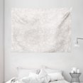 thumbnail image 1 of Ivory Tapestry, Floral Pattern Spring Season Blossoms Branches Leaf Beauty Field Ornamental Design, Wall Hanging for Bedroom Living Room Dorm Decor, 80W X 60L Inches, Beige White, by Ambesonne, 1 of 2