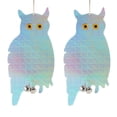 thumbnail image 1 of CNKOO 2 Pack Owl Decoy Bird Repellent Scarecrow Hanging Reflective for Garden, 1 of 7