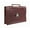 15" Wine Red, variant on Vagarant Traveler 17" Slim Full Grain Leather Briefcase Laptop Bag w/Latch Lock LB27.BLK