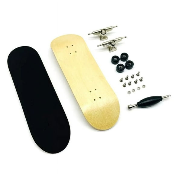 Mini Finger Skateboard Fingerboard Colourful Skatepark Maple Double Rocker Sport Bearings and Palm Slide Board