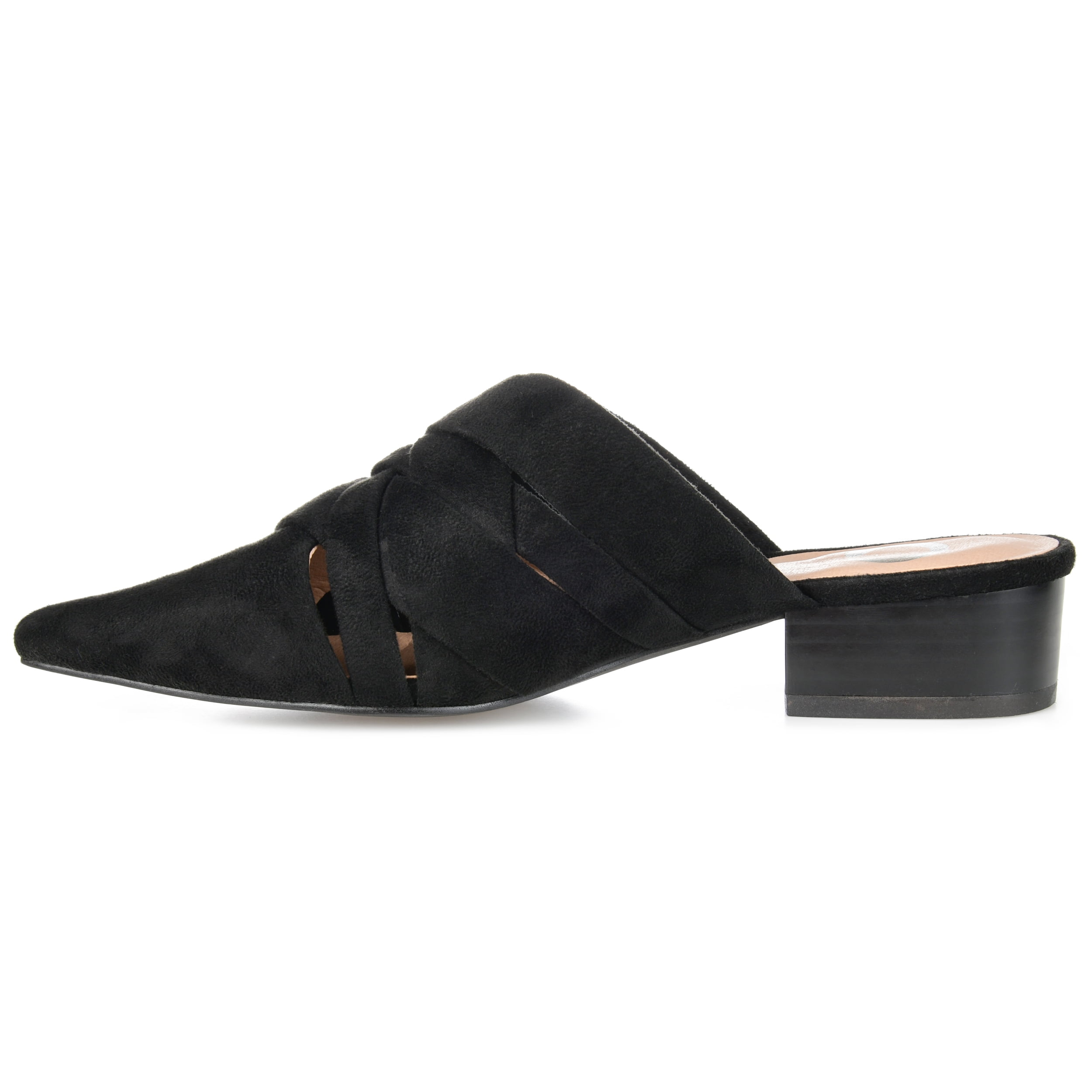 Journee Womens Kalida Slip On Pointed Toe Mules Flats
