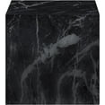 thumbnail image 4 of Afuera Living Contemporary Black Marble Finish Concrete Indoor/Outdoor End Table, 4 of 8