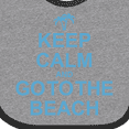 thumbnail image 4 of Inktastic Keep Calm Go to the Beach Boys or Girls Baby Bib, 4 of 4