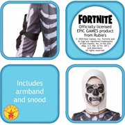 Angels Costumes Fortnite Skull Trooper Teen Costume Top & Hood - 9-10 yrs Unisex