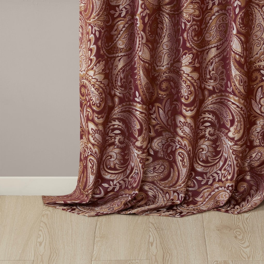 Jacquard Curtain Panel Pair (2 Pcs Window Panels)
