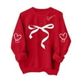 thumbnail image 2 of Xuyuer Kindness Heart Sweatshirt Love Heart Graphic Tees Valentine's Vibes Love Long Sleeve Shirts Tops, 2 of 7