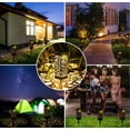 thumbnail image 3 of Luces solares para jardín, 6 unidades, luces solares para jardín exterior, luces LED impermeables para caminos exteriores, luces decorativas para césped, pasillo y patio., 3 of 4