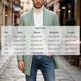 thumbnail image 3 of Yertdoel Pea Coats for Men Solid Lapel Wool Blend Trench Coat Button Front Mid Length Fashion Warm Outerwear with Pockets, M-3XL, 3 of 8
