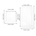 thumbnail image 5 of LOLIPPYY 4-Pack Acrylic Quilting Templates Set - Transparent Rectangle Patchwork Stencils for Fabric Sewing, Craft and Patchwork Projects, 5 of 7