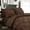 Brown, variant on Pintuck 2-Piece Duvet Set, Pinch Pleat Design, Button Closure and Corner Ties for Easy Placement, Matching Sham Included, Twin/Twin XL, White