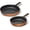 Rust, variant on Caraway Cast Iron Skillet Set - 8" & 10.5” Enameled Cast Iron Pan With 3 Layer Enamel Coating - No Seasoning Required - Compatible With All Stovetops - Free From Forever Chemicals - Rust
