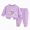 H226-Purple, variant on TOWED22 Toddler Girls 2 Piece Outfits Fall Clothes Knit Tulle Puff Sleeves Top and Flare Pants Set for Girl,White,1-2 Y