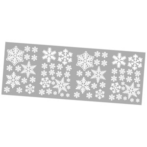 YWMJZEU Christmas Snowflake Window Clings White Snowflake Stickers Glass Window Ornament