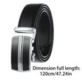 thumbnail image 3 of Fsqjgq Belts for Women Elastic Waistband Belt for Dress Belt Men 's Coffeewhide Belt Automatic Buckle Waistband 48 Inch Belt Casual Belts Automatic Buckle Male, 3 of 3