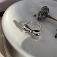 thumbnail image 1 of Anillo de Plata de Ley S925 ENTASSER Diseño Vintage Lazo Mujer, 1 of 6