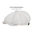 thumbnail image 2 of Jiibva Men's Breathable Octagonal Cap Vintage Newsboy Hat Casual Beret Hat Fashion Hip Hop Cap Street Cap for Spring Summer, 2 of 7