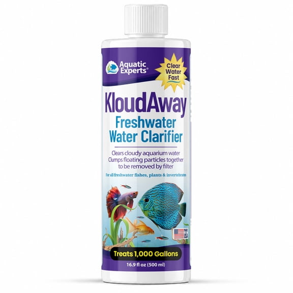 Aquatic Experts - KloudAway Freshwater Aquarium Water Clarifier - Clears Cloudy Water, 500 ml