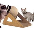 thumbnail image 1 of Tablero rascador para gatos, almohadilla rascadora para gatitos, tablero rascador con juguetes, juguete rascador para mascotas con bolas para suminist, 1 of 8