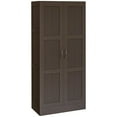 thumbnail image 2 of HOMCOM Storage Cabinet w/ Storage Shelves, Pantry Cupboard Cabinet, Coffee, 2 of 9