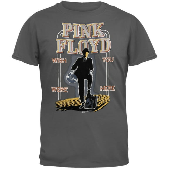 Pink Floyd Men's Wish You Were Here Grey Short Sleeve T Shirt