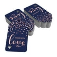 thumbnail image 2 of Inkdotpot Pack Of 100 Made With Love Text Favor Paper Tags Craft Real Rose Gold Foil Hang Tags, 2 of 6
