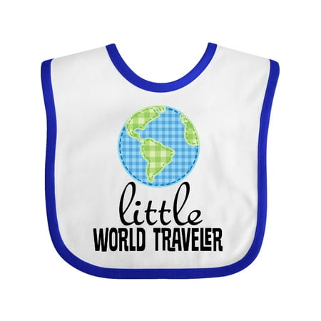 

Inktastic Little World Traveler Gift Baby Boy or Baby Girl Bib