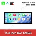 thumbnail image 2 of ZWNAV 15.8 inch Android 15 Car Radio For Ford S-Max 2007-2008 HD Multimedia Video Player Navigation GPS DVD 4G DSP Stereo Bluetooth, 2 of 14