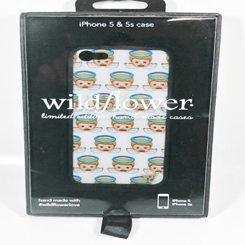 Wildflower Limited Edition Angel Emoji Phone Case for iPhone 5/5s