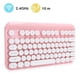 thumbnail image 3 of YFRUITFUL Y60 2.4G Teclado inalámbrico Punk 75 teclas Teclado ergonómico Accesorio de computadora (Rosa), 3 of 14