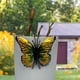 thumbnail image 4 of Colgante de maceta con forma de insecto, de metal y vidrio pintado, con personalidad de planta verde en maceta., 4 of 4