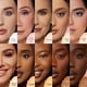 thumbnail image 3 of Diademas de spa para lavar la cara, juego de muñequeras de esponja, maquillaje, cuidado de la piel, diadema, toallas de muñeca, toalla de rizo suave, diadema para mujeres, gorros hinchados, antidesliz, 3 of 5