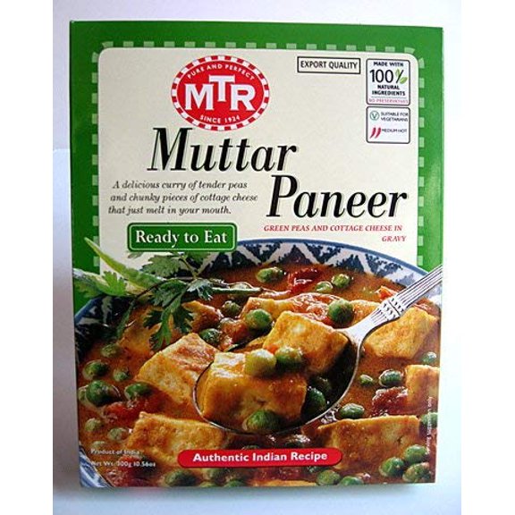 Mtr Ready To Eat Muttar Paneer 300 gms - Instant Meal