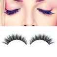thumbnail image 1 of Pestañas postizas naturales cruzadas tupidas de moda 3D Minkhair pestañas hechas a mano Tmvgtek cuidado belleza, 1 of 6