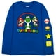 thumbnail image 3 of Nintendo Kids Super Mario Bros Mario & Luigi Boys Long Sleeve 2-Pack T-Shirt Bundle Set for Boys (Sizes 4-16), 3 of 5