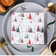 thumbnail image 5 of pstuiky Servilletas navideñas estampadas de colores, servilletas para fiestas, servilletas para ambientar fiestas, servilletas desechables, paquete de 20 unidades., 5 of 5